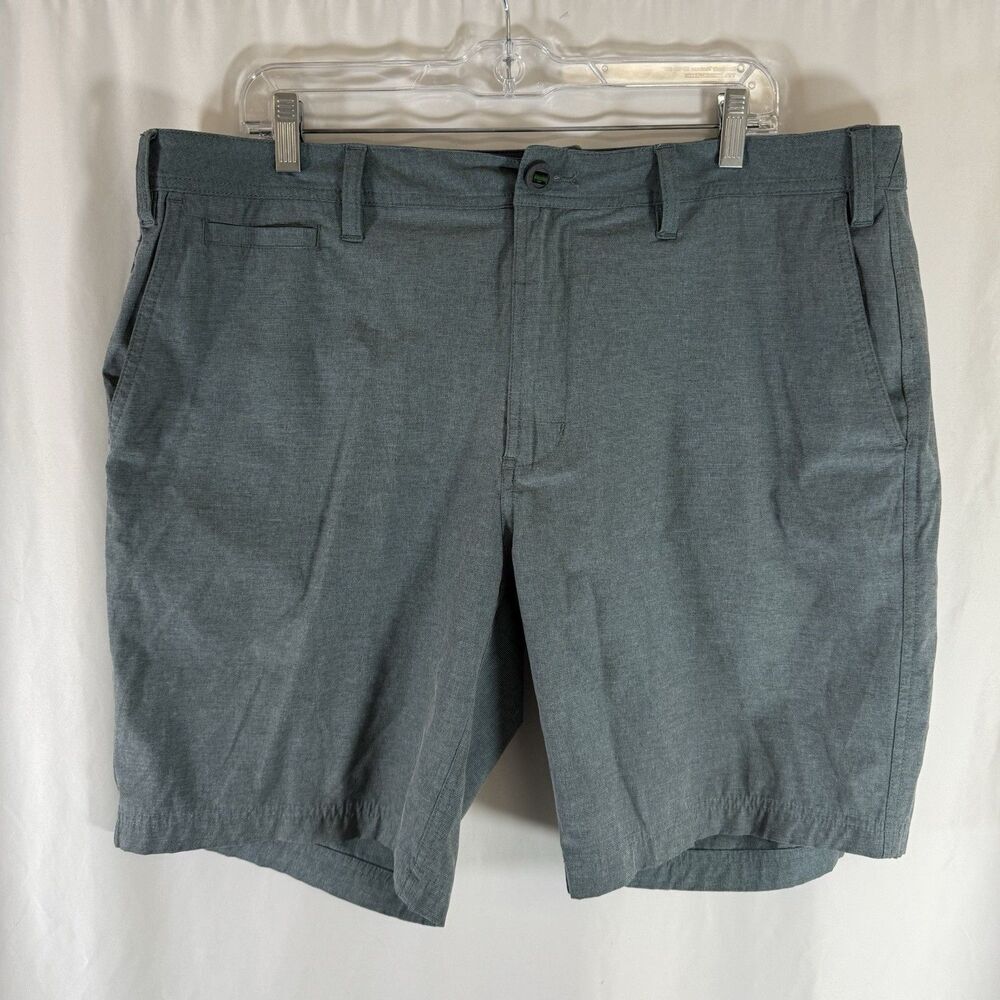 Orvis Golf Shorts Men's 38 Blue 9" Inseam Cargo Pocket Poly Blend